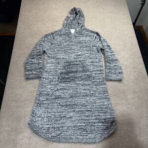 Softies Marshmallow Hooded Loungewear Dress Heathered Gray L/XL